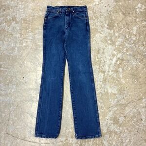 Vintage Wrangler Jeans Mens 28x32 Blue Pants 936DEN Cowboy Cut Slim Tag 28x34